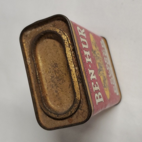 VTG Spice Tin Ben-Hur Pure Curry Powder Metal Tin Patina Rust Aged - Picture 2 of 8